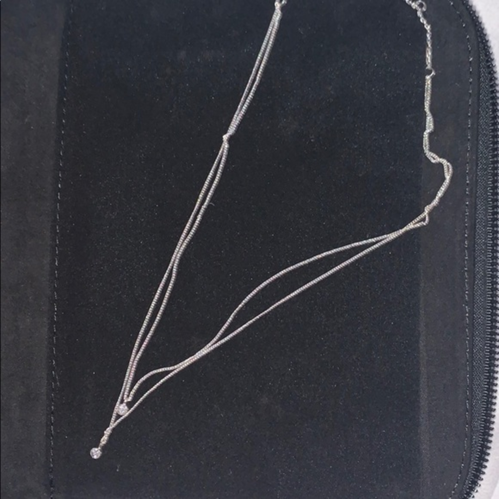 Two‎ stone necklace